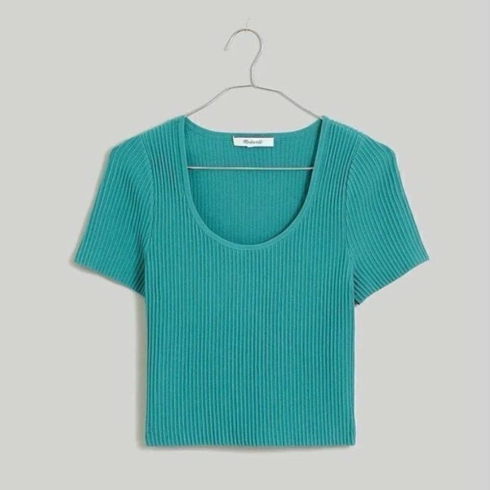 NWT Madewell Ottoman Rib Crop Top
